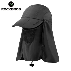 Mũ chống nắng ROCKBROS với mặt nạ có thể tháo rời gấp gọn tiện lợi dành cho cả nam và nữ